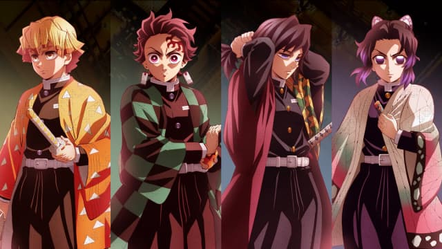Demon Slayer: Novas Ilustrações do Filme Castelo Infinito Capturam a Essência dos Personagens