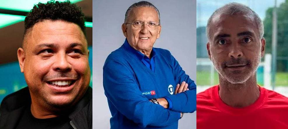 Galvão Bueno, Ronaldo e Romário Serão Comentaristas do Brasileirão 2025 no Prime Video
