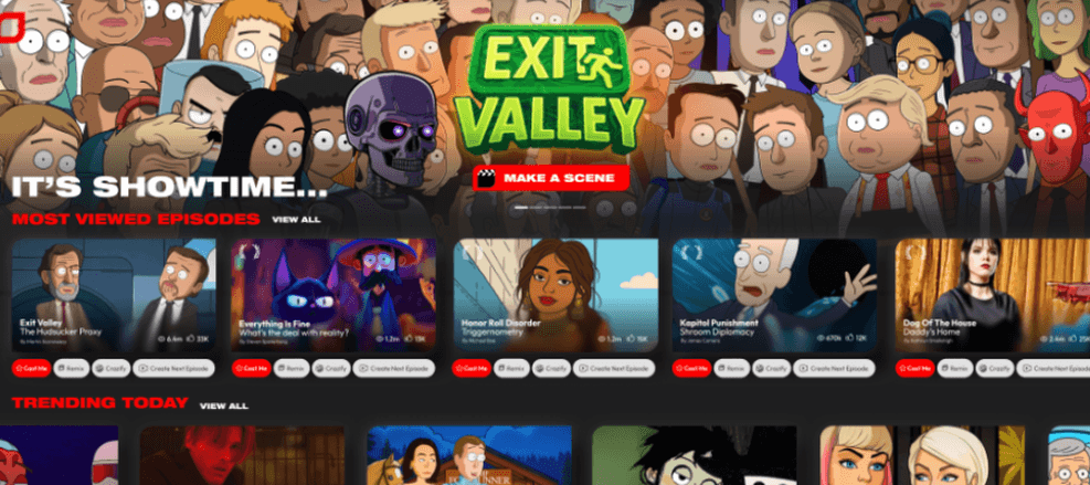 Amazon Investirá em Streaming de IA Generativa com Showrunner