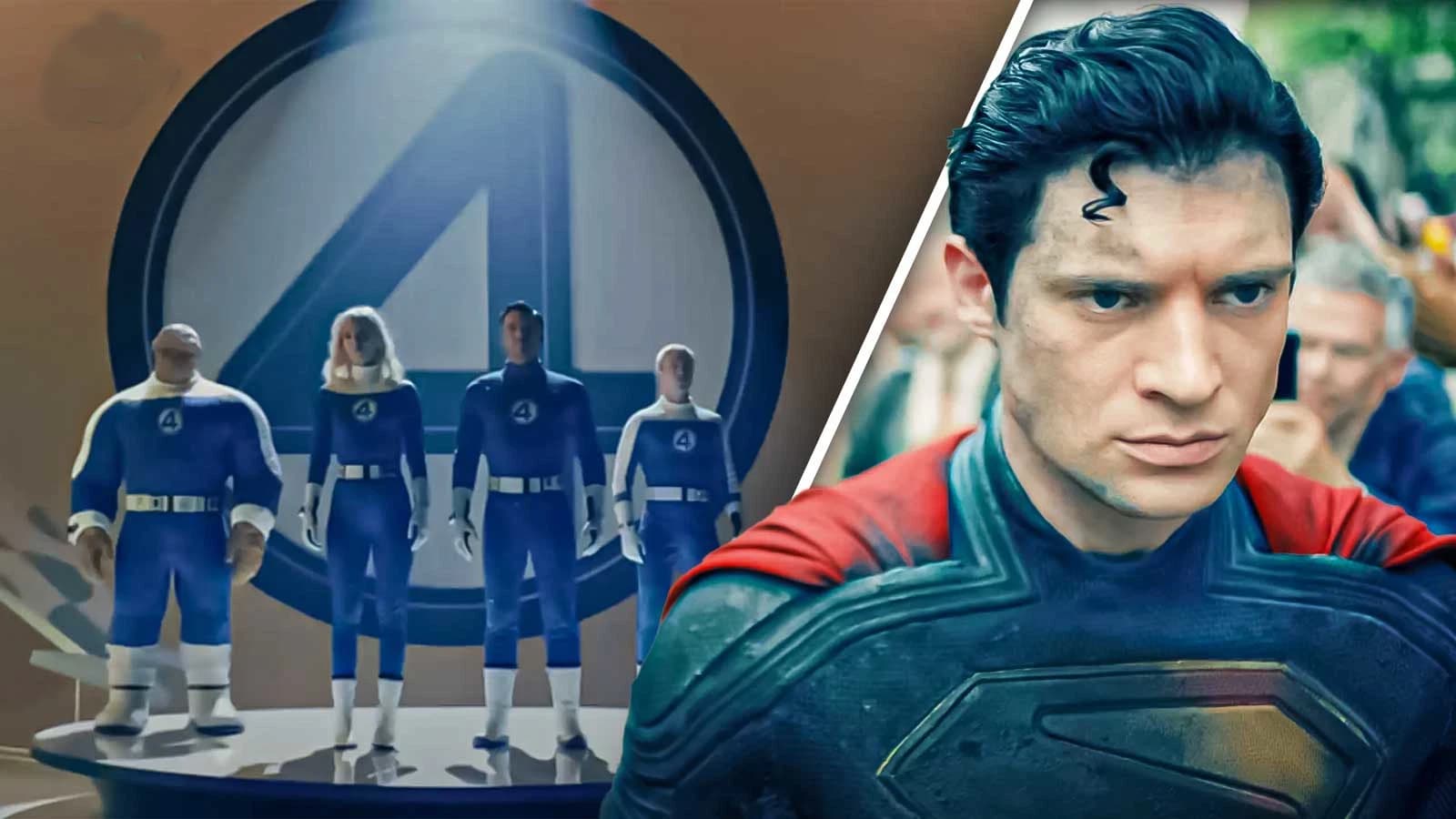 James Gunn Comenta Rivalidade Cinematográfica entre Superman e Quarteto Fantástico