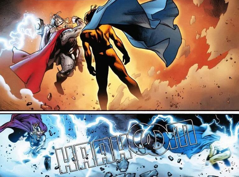 Sentinela Marvel vs Thor