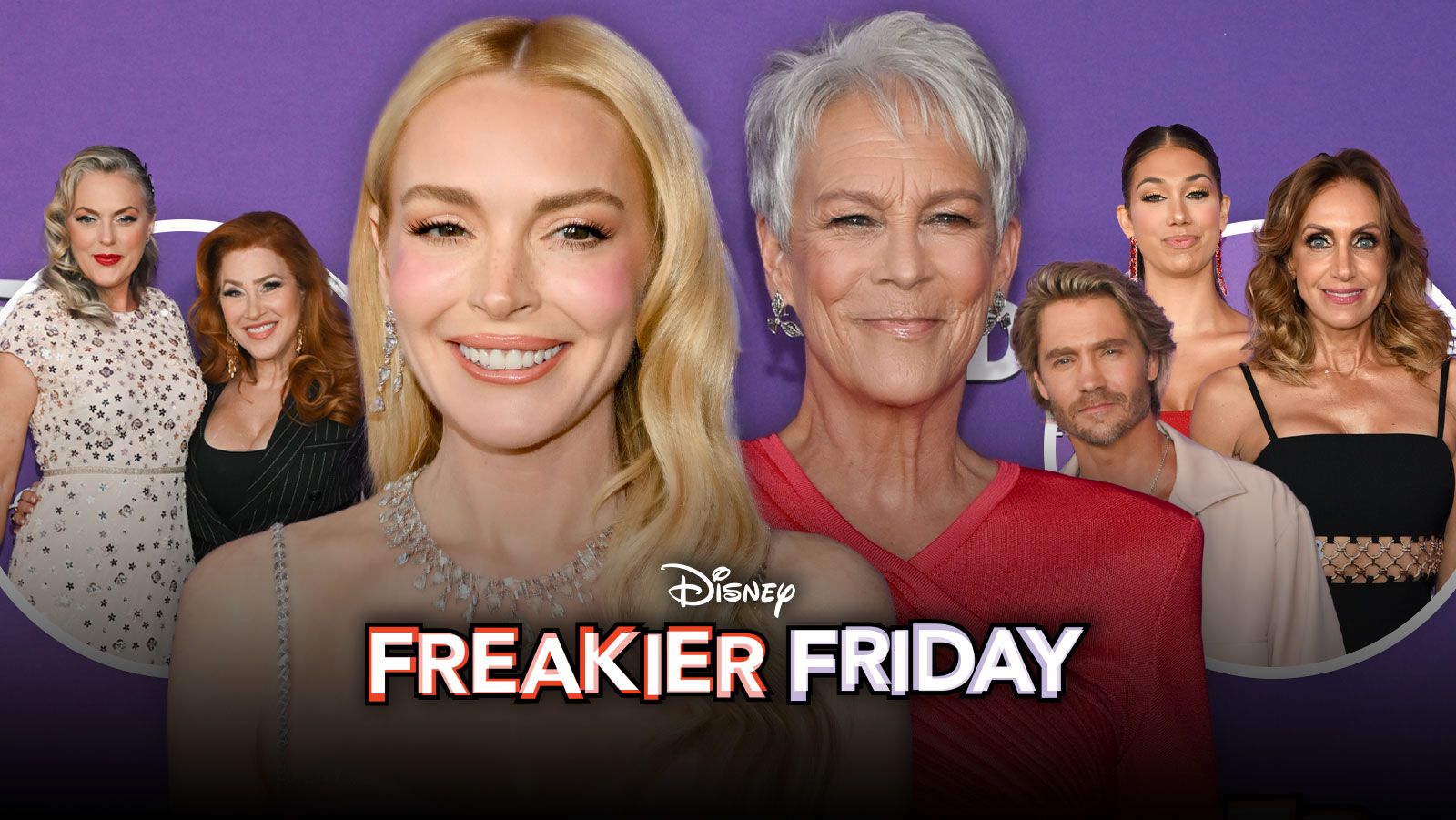 Lindsay Lohan e Jamie Lee Curtis Brilham na Estreia de 'Freakier Friday' com Reunião de 'Operação Cupido'