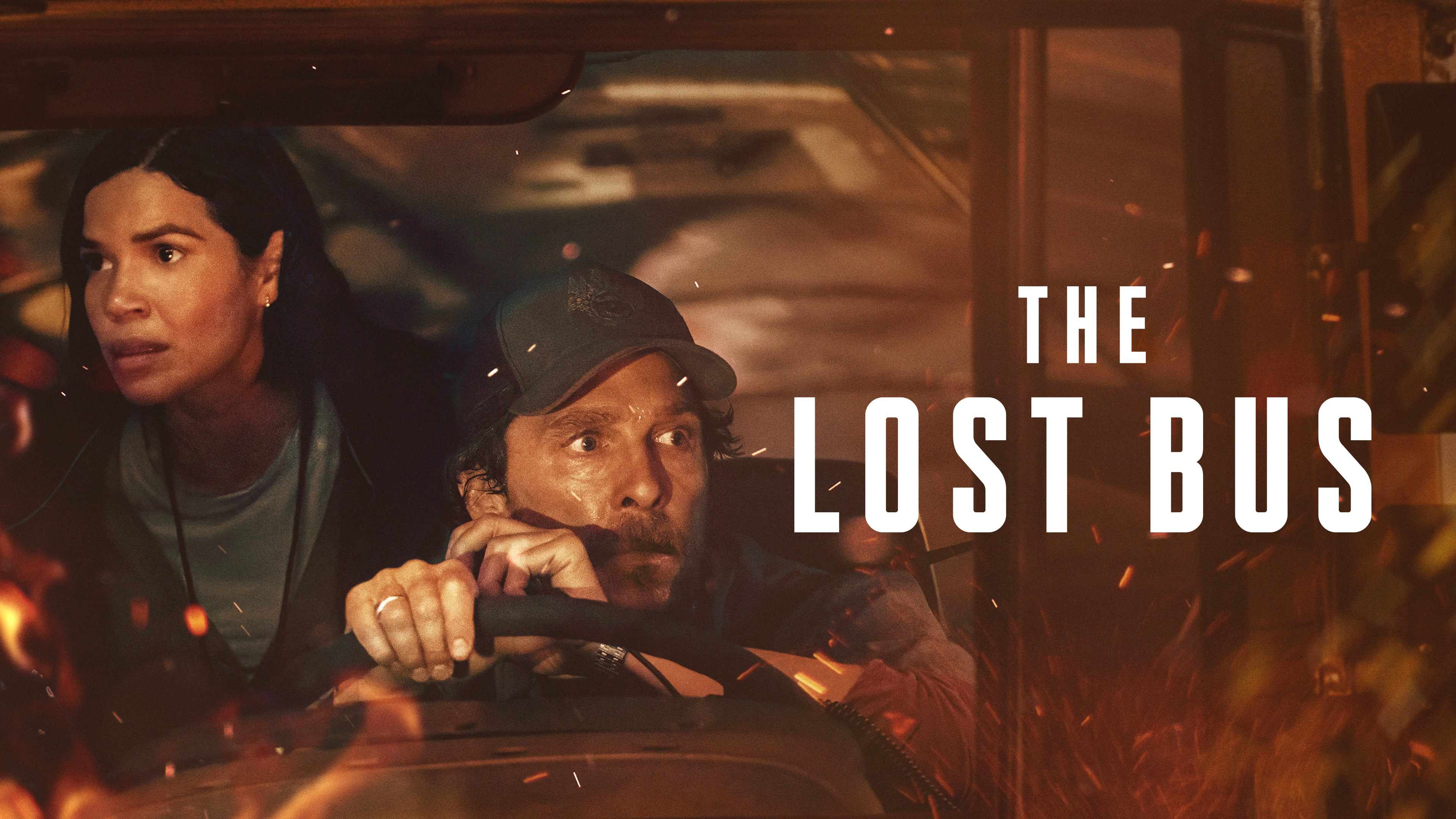 Matthew McConaughey e America Ferrera Enfrentam Perigo em 'The Lost Bus'