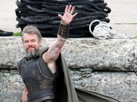 Tom Holland, Zendaya e Matt Damon Brilham em Novas Imagens dos Bastidores de 'A Odisseia'