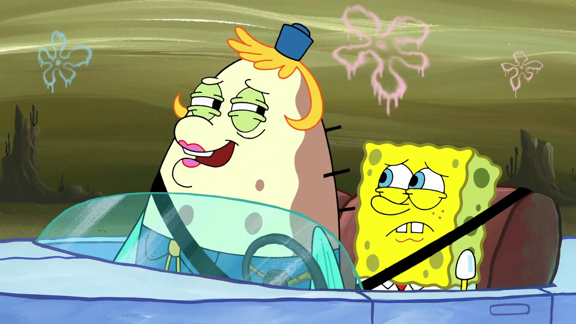 Bob Esponja Conquista Habilitação e Causa Caos na Fenda do Bikini
