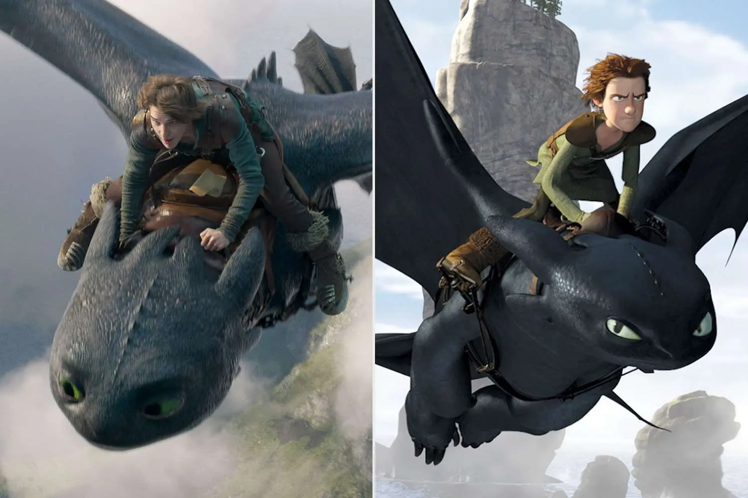 Como Treinar o Seu Dragão: Descubra as Diferenças entre o Live-Action e a Animação
