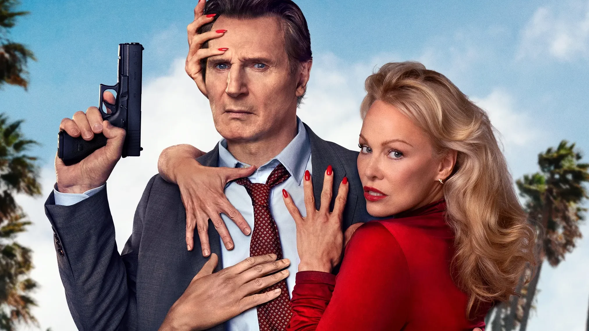 Corra Que a Polícia Vem Aí! Reboot Revela Pôster com Liam Neeson e Pamela Anderson