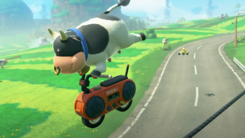 Discussão Online sobre Realismo das Vacas em Mario Kart Mundo Gera Debate entre Jogadores e Agricultores