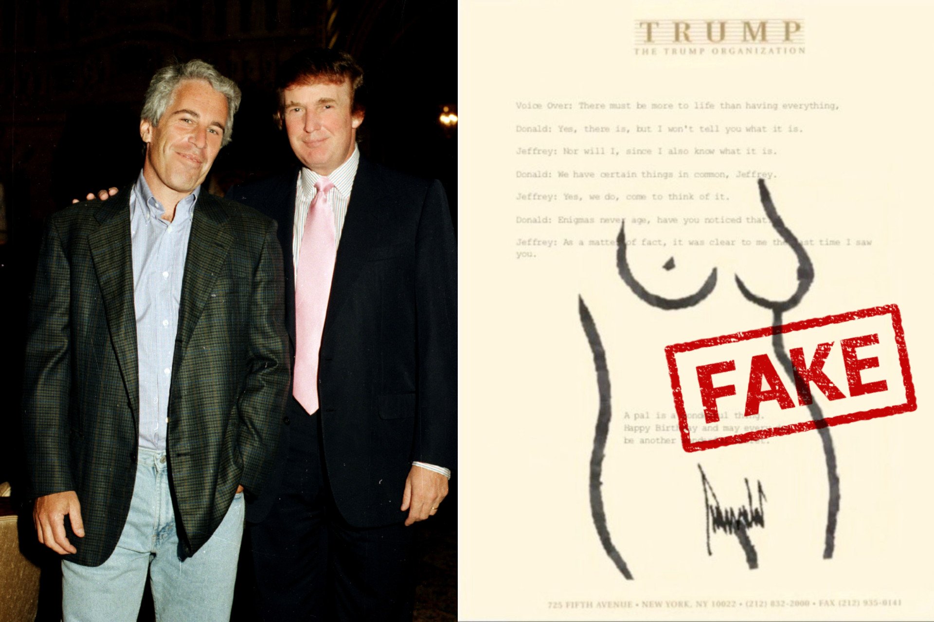 Cartas Falsas de Trump e Epstein Viralizam Após Revelação Explosiva