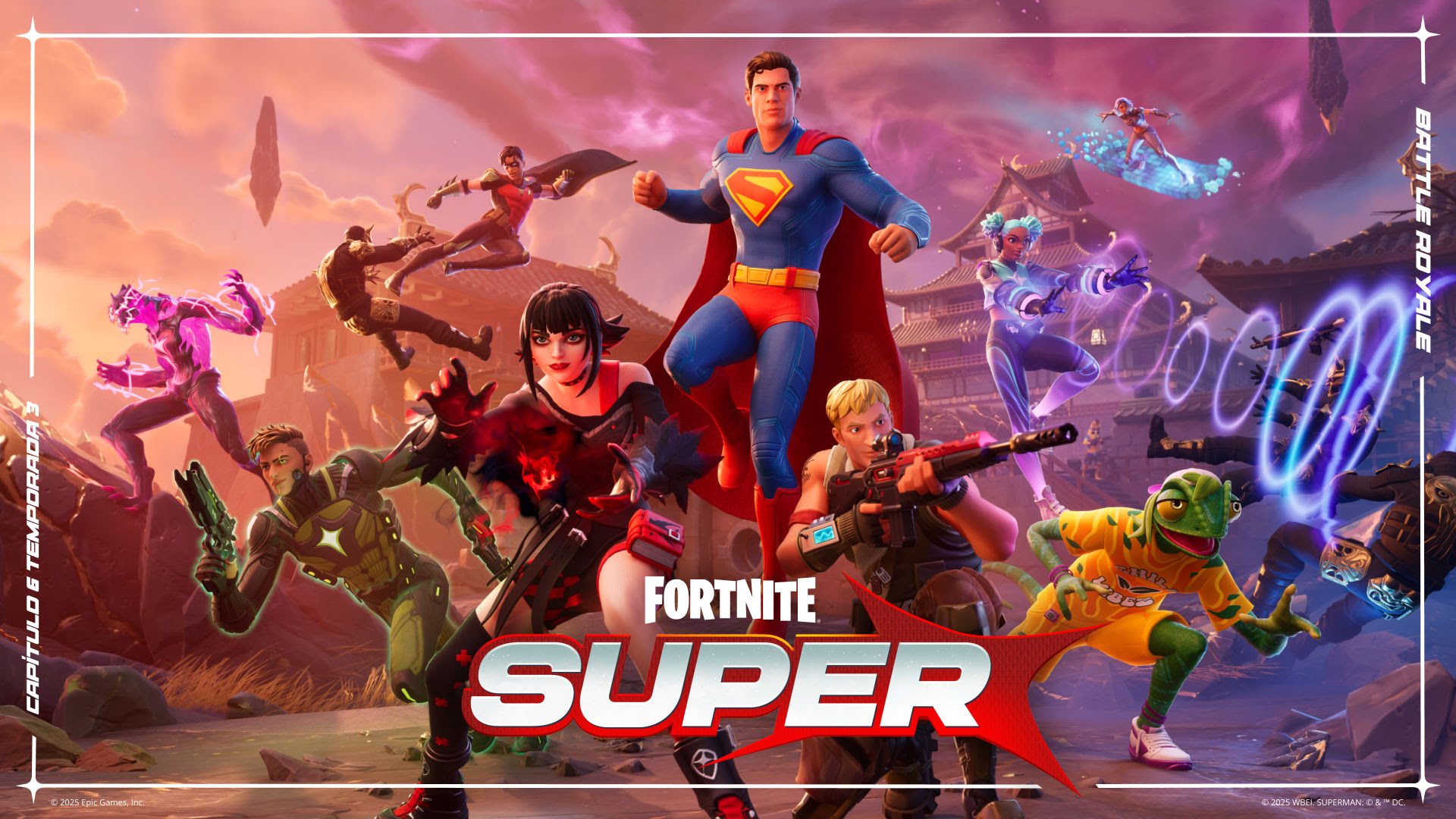 Fortnite Capítulo 6 Temporada 3: Super-heróis e Nostalgia do Capítulo 1 Temporada 4