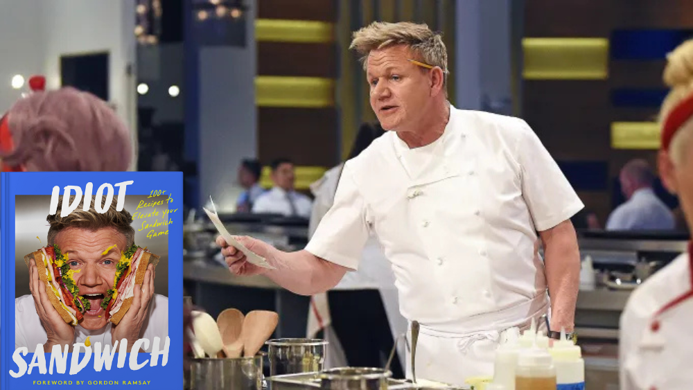 Gordon Ramsay Apresenta Novo Selo Editorial com Livro de Receitas Inspirado no Meme 'Sanduíche de Idiota'