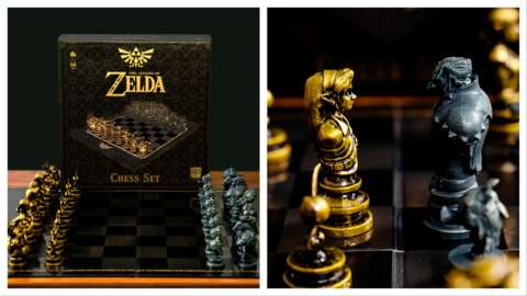 Conjunto de Xadrez Colecionável de The Legend of Zelda Retorna ao Estoque na Amazon