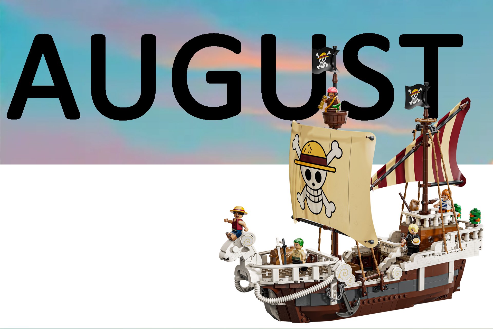 Lançamentos de Agosto da Lego Trazem Novidades de 'One Piece', Marvel e 'Star Wars'