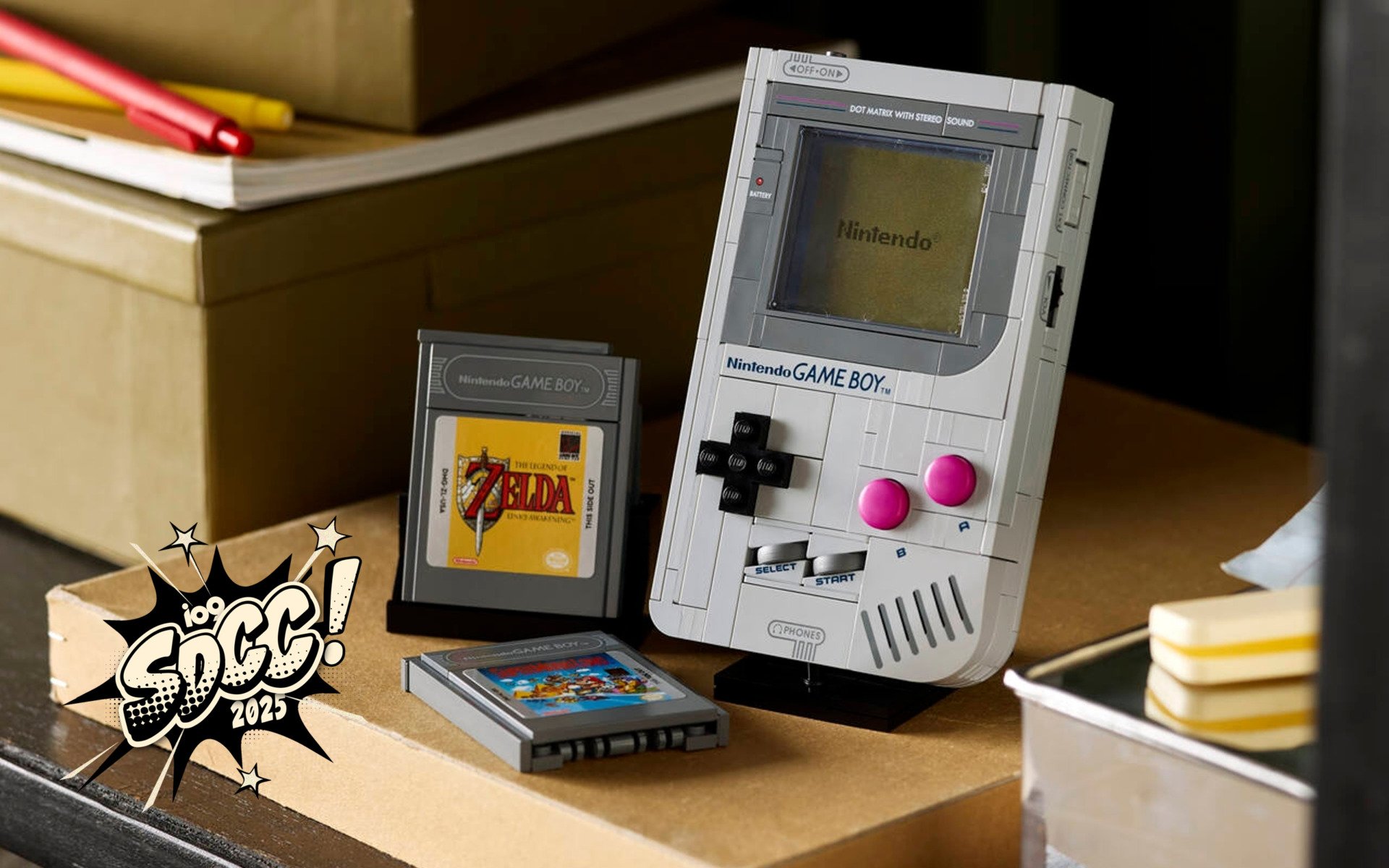 Lego Apresenta Game Boy em Miniatura no SDCC 2025