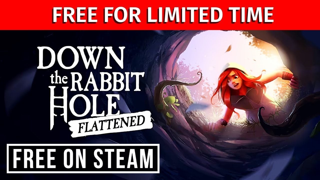 Down the Rabbit Hole Flattened: Sucesso Gratuito no Steam com 94% de Aprovação