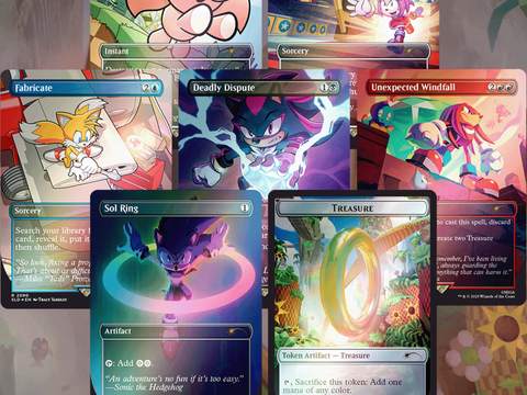 Sonic e Magic: The Gathering se unem em coleção especial; veja detalhes