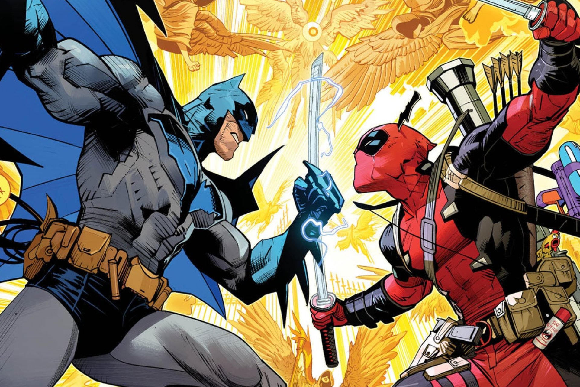 Batmandeadpool Cover