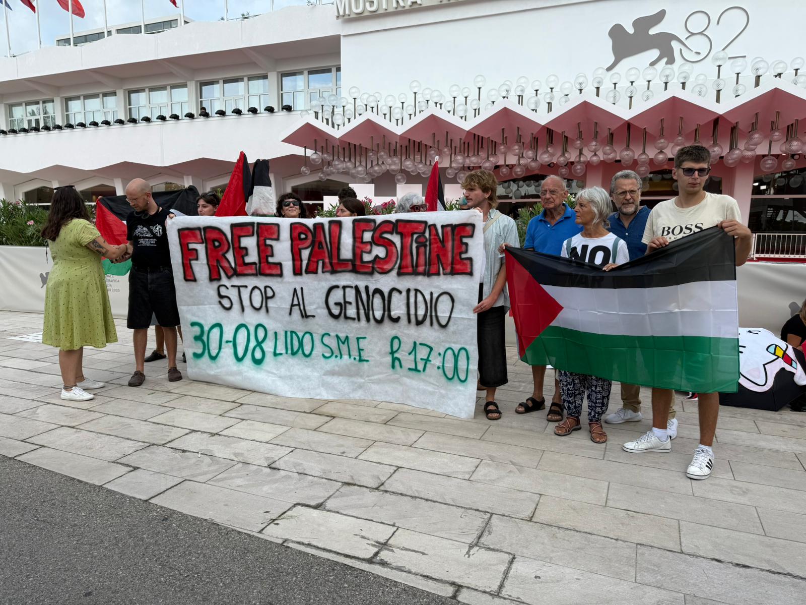 Manifestação em Veneza: Organizadores Revelam Detalhes de Marcha Pró-Gaza no Festival de Cinema
