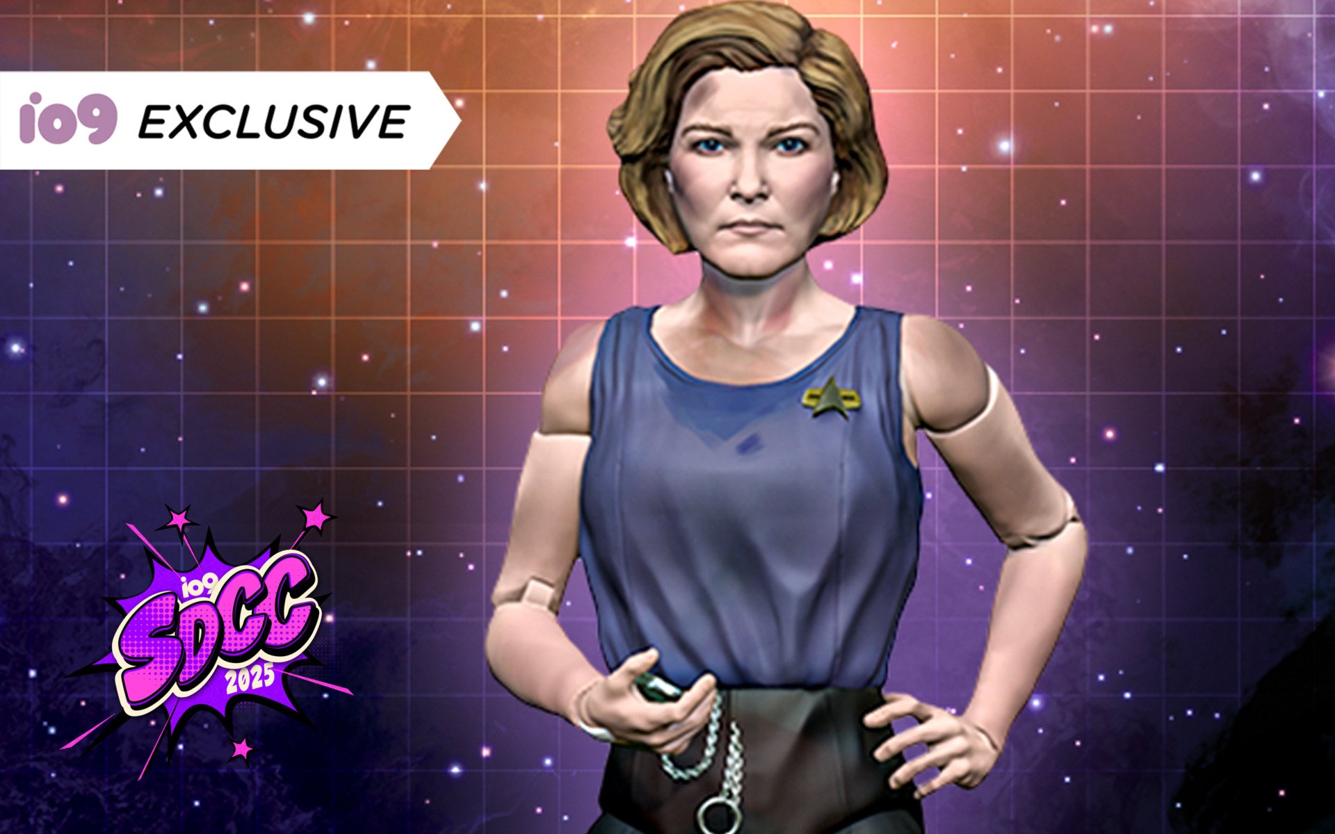 Nacelle Revela Novas Figuras de Ação de 'Star Trek: Voyager' e 'Deep Space Nine'
